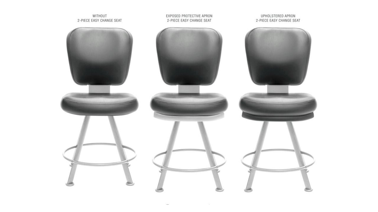 Infographic displaying different types of seating configurations